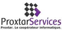 Logo Proxtar Services Proxtar. Le cooprateur informatique.